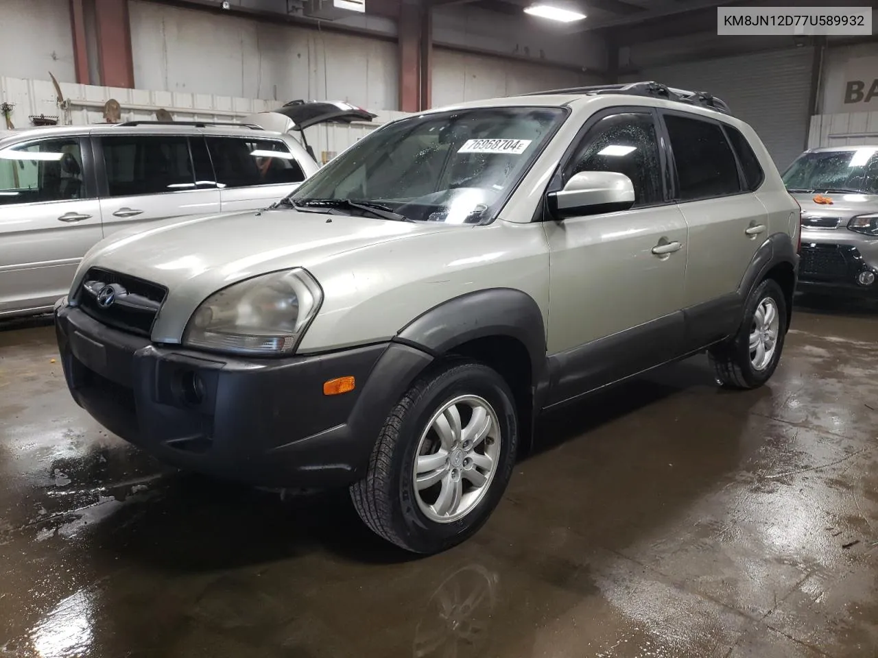 2007 Hyundai Tucson Se VIN: KM8JN12D77U589932 Lot: 76968704