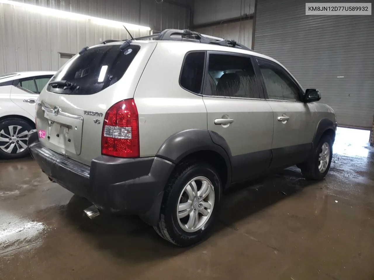 2007 Hyundai Tucson Se VIN: KM8JN12D77U589932 Lot: 76968704