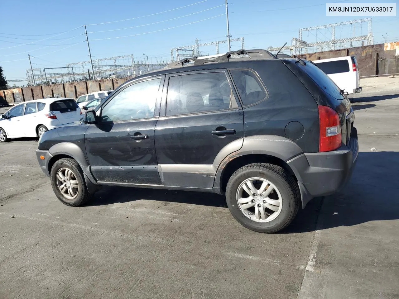 2007 Hyundai Tucson Se VIN: KM8JN12DX7U633017 Lot: 77671904