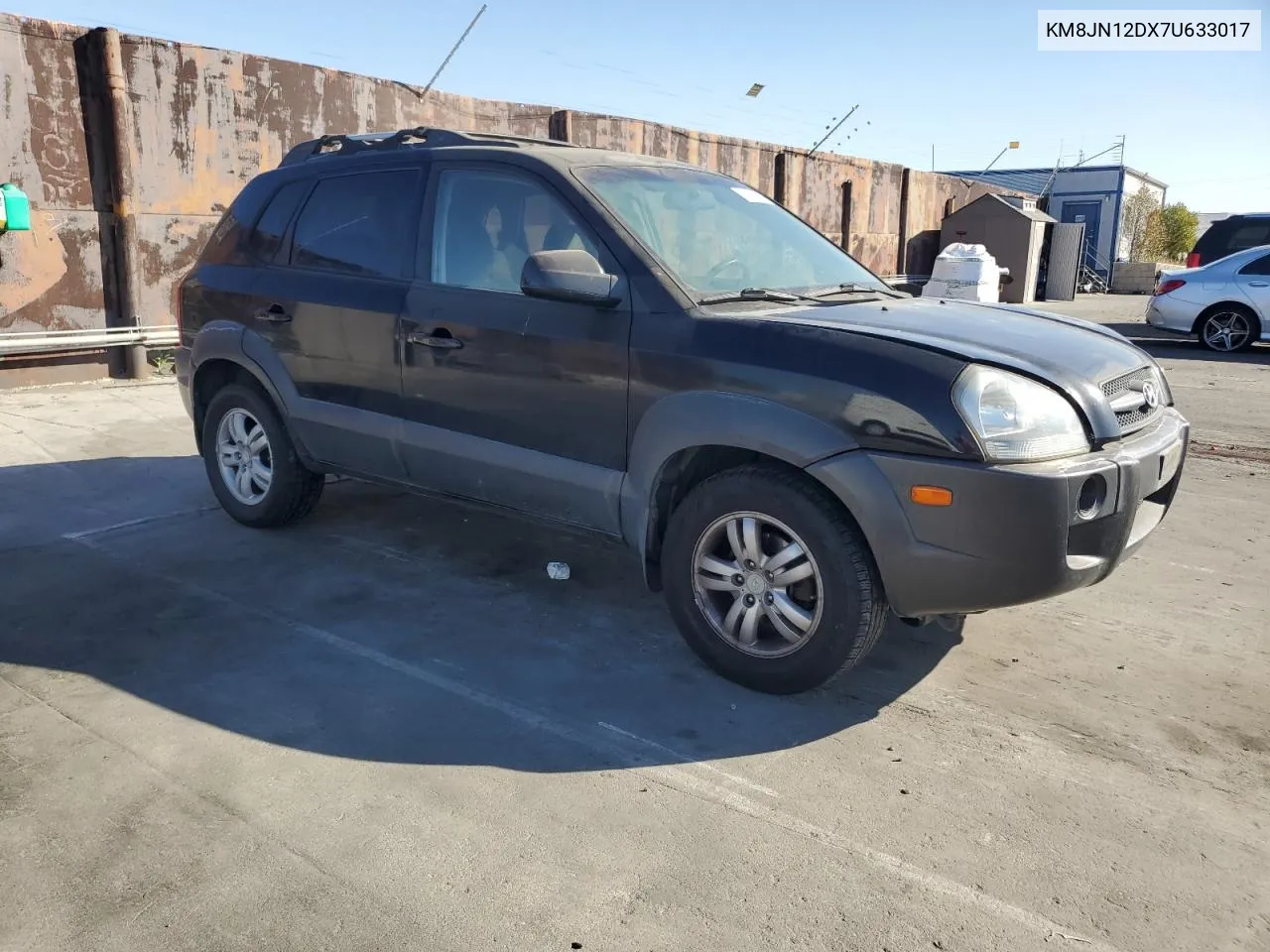 2007 Hyundai Tucson Se VIN: KM8JN12DX7U633017 Lot: 77671904