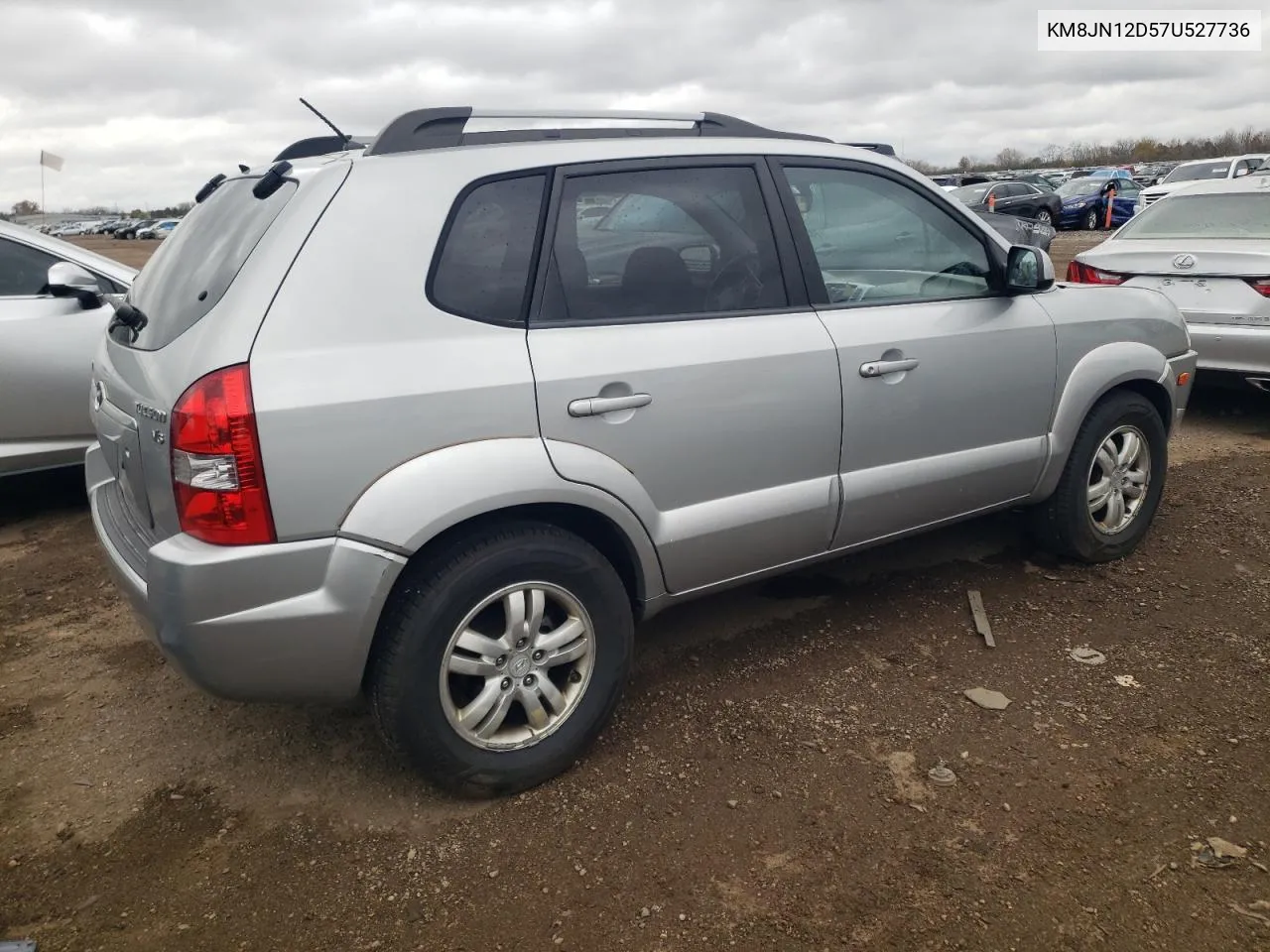 2007 Hyundai Tucson Se VIN: KM8JN12D57U527736 Lot: 78202814