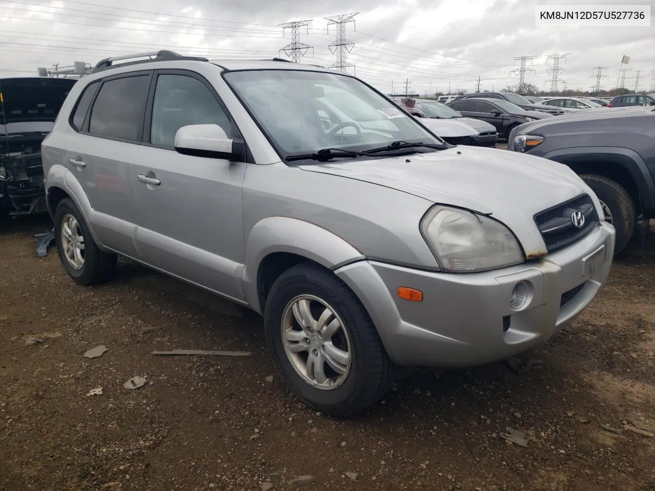 2007 Hyundai Tucson Se VIN: KM8JN12D57U527736 Lot: 78202814