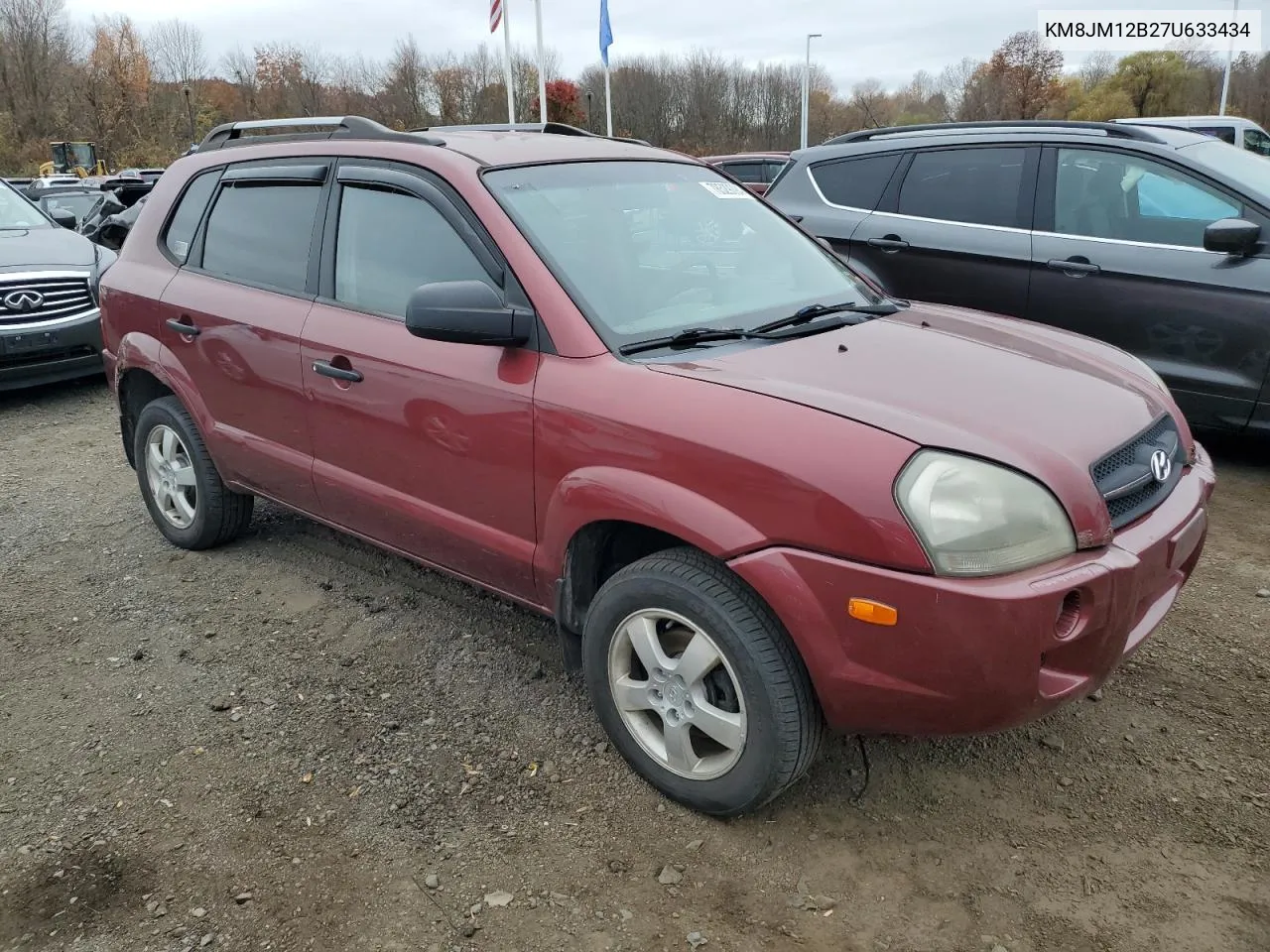 KM8JM12B27U633434 2007 Hyundai Tucson Gls