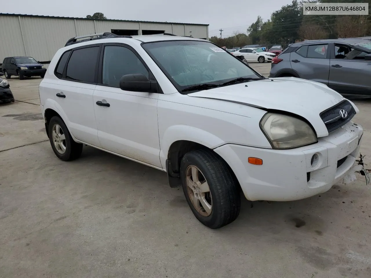 2007 Hyundai Tucson Gls VIN: KM8JM12B87U646804 Lot: 78984824