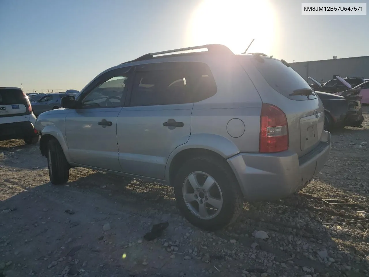 2007 Hyundai Tucson Gls VIN: KM8JM12B57U647571 Lot: 79515164