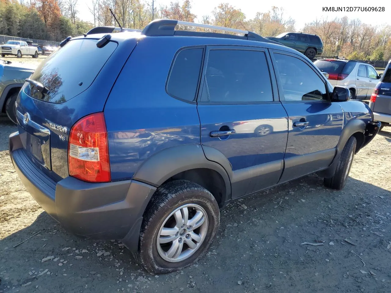 2007 Hyundai Tucson Se VIN: KM8JN12D77U609628 Lot: 79600594