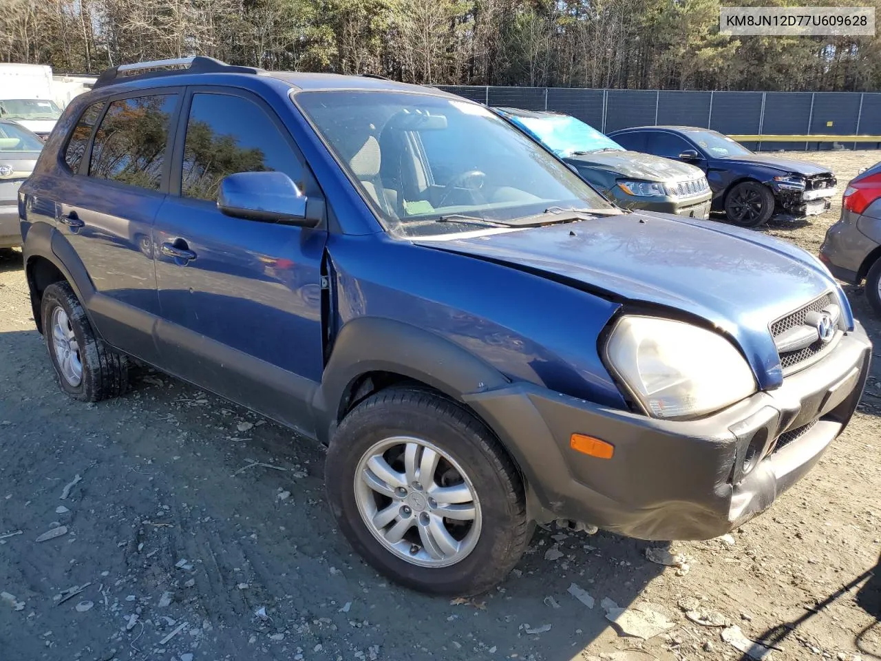 2007 Hyundai Tucson Se VIN: KM8JN12D77U609628 Lot: 79600594