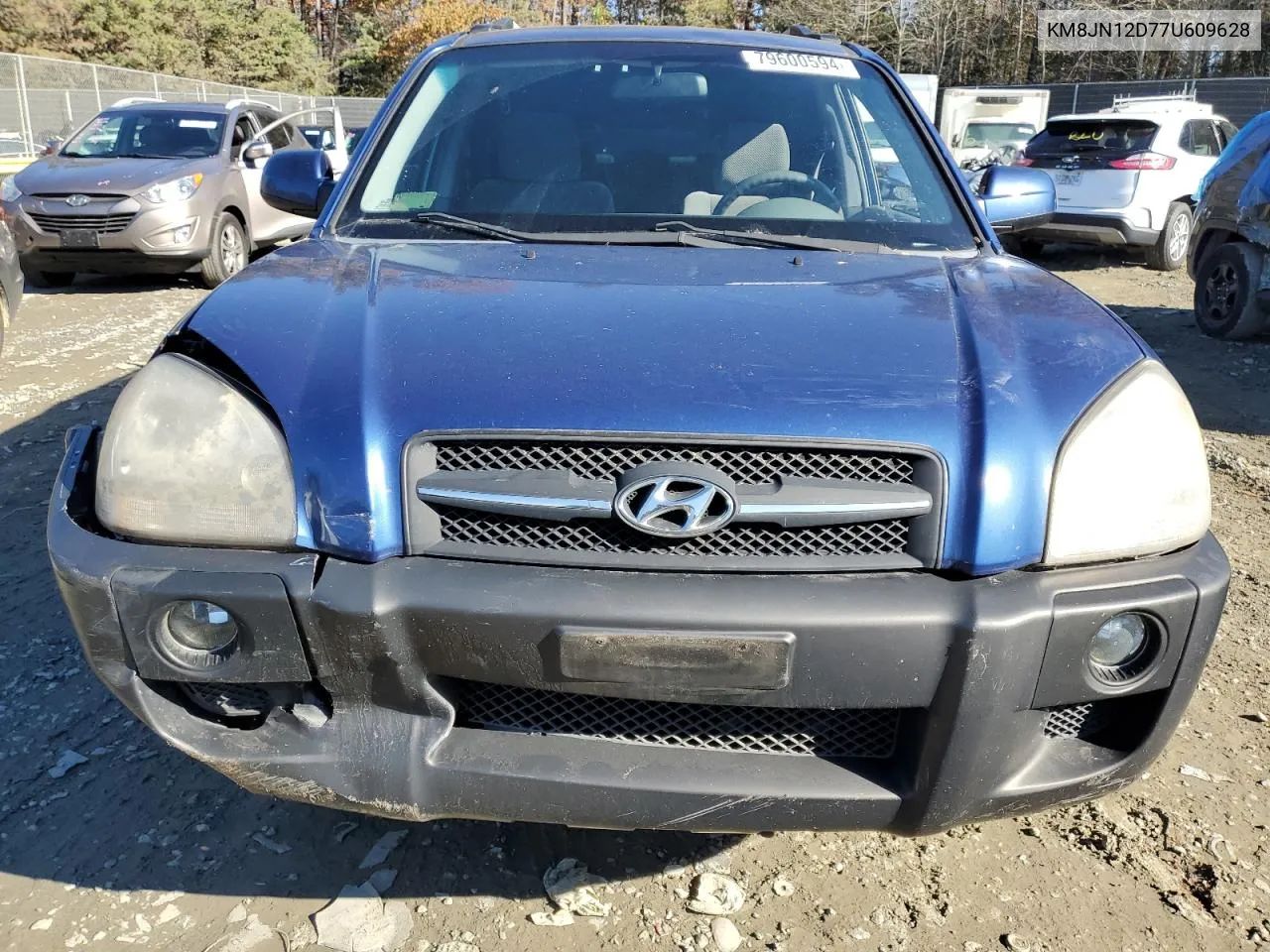 2007 Hyundai Tucson Se VIN: KM8JN12D77U609628 Lot: 79600594