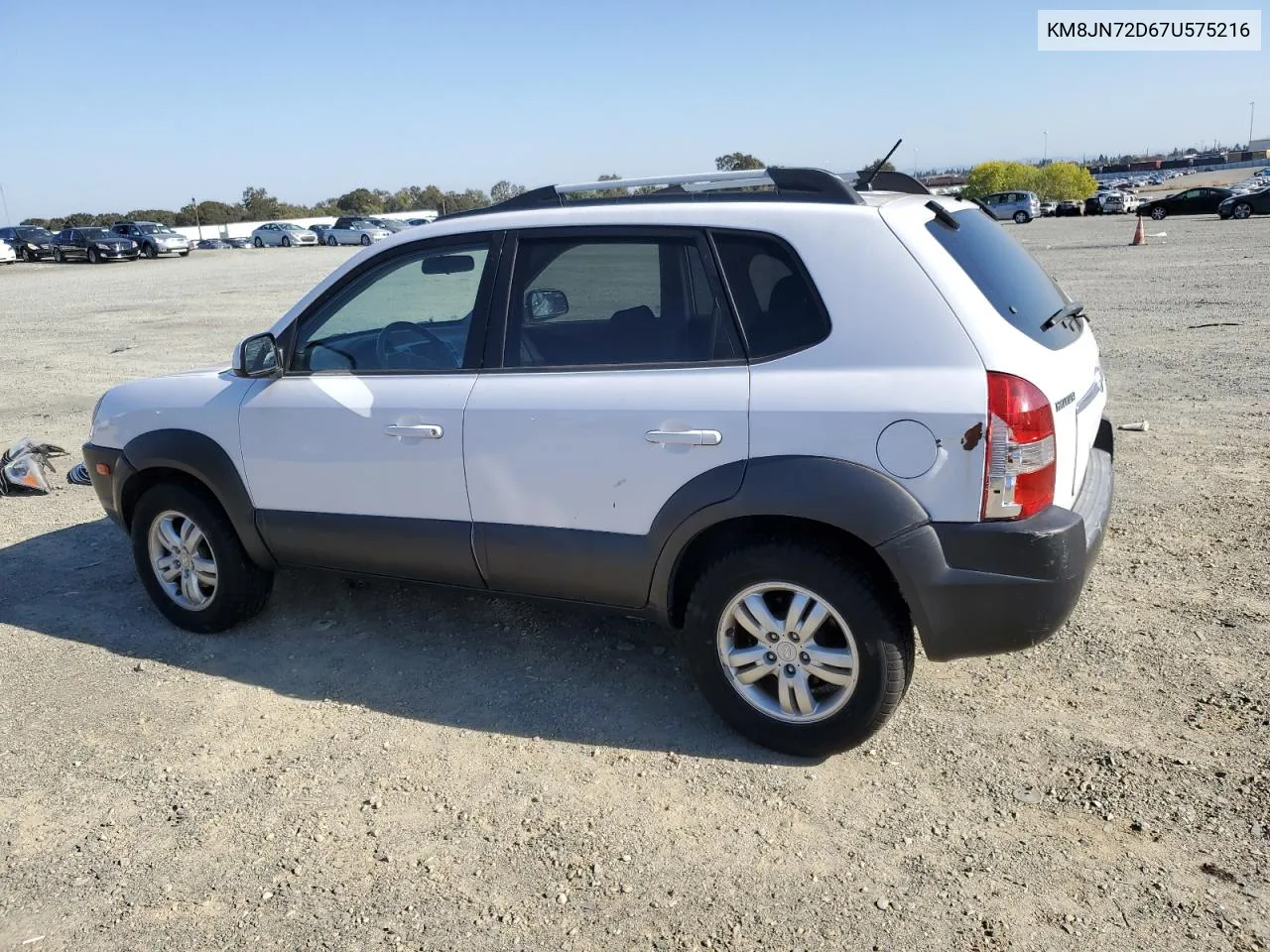 2007 Hyundai Tucson Se VIN: KM8JN72D67U575216 Lot: 79972904