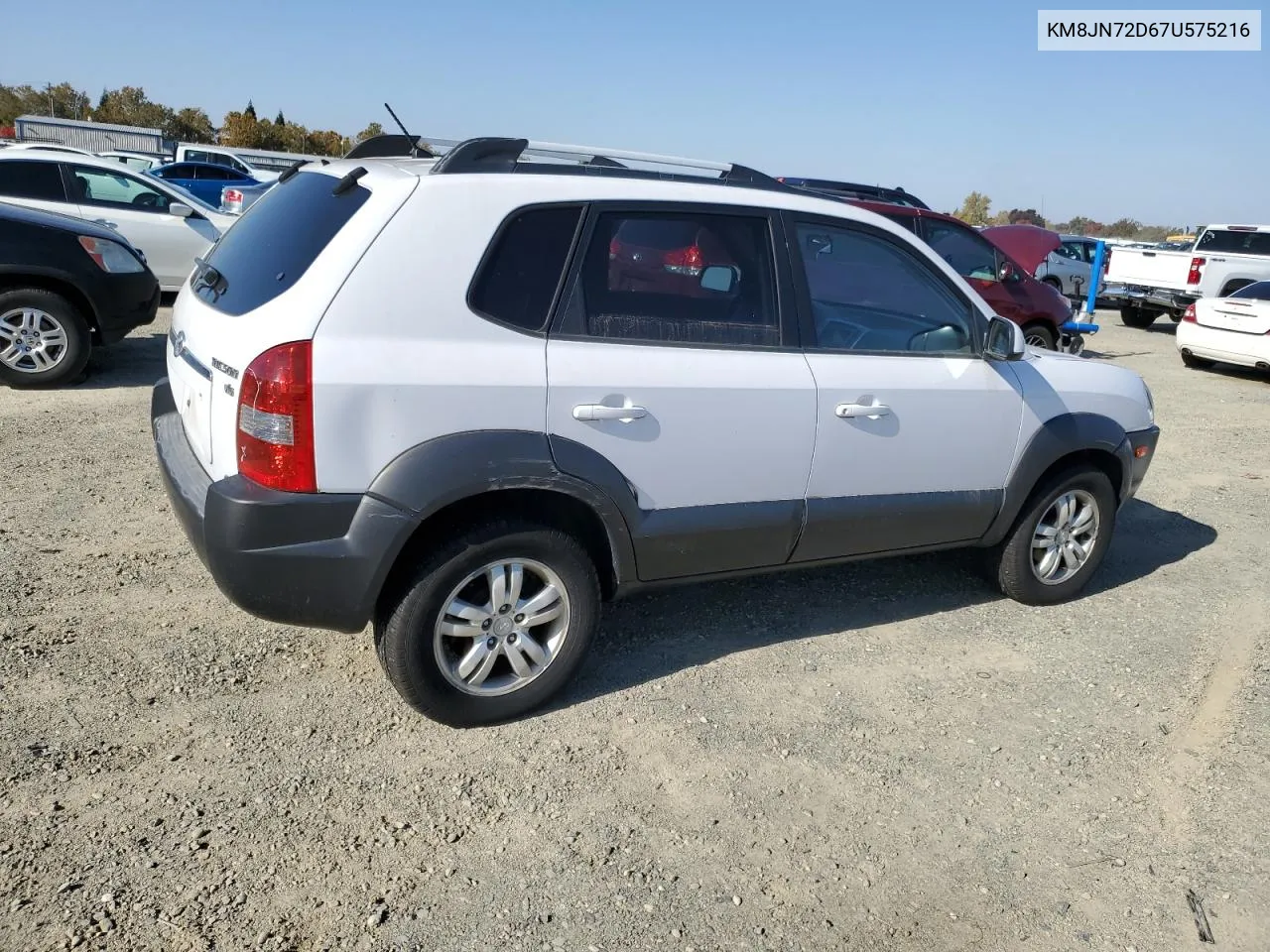 2007 Hyundai Tucson Se VIN: KM8JN72D67U575216 Lot: 79972904