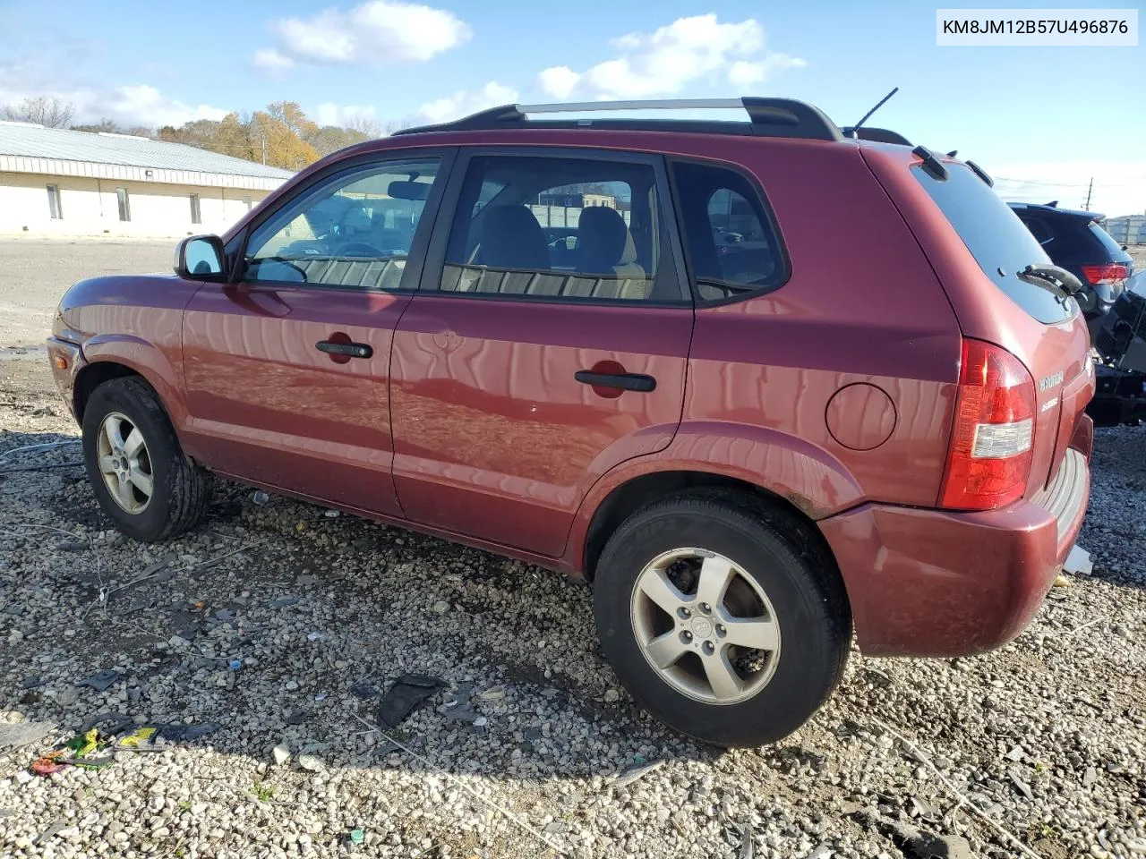 2007 Hyundai Tucson Gls VIN: KM8JM12B57U496876 Lot: 80195724