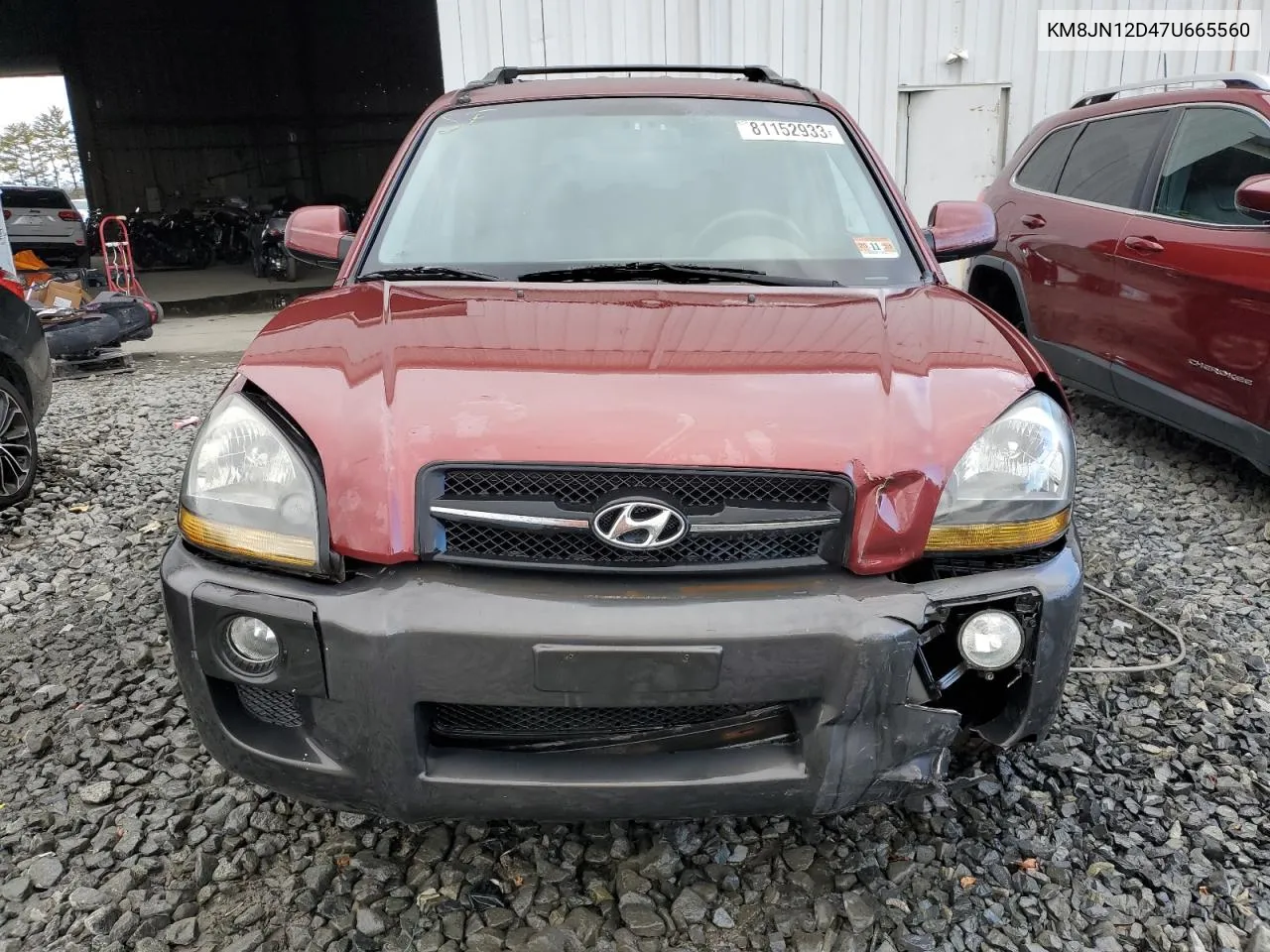 KM8JN12D47U665560 2007 Hyundai Tucson Se