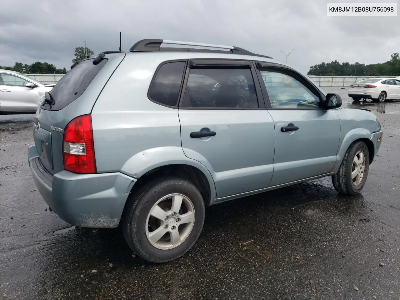 2008 Hyundai Tucson Gls VIN: KM8JM12B08U756098 Lot: 66724864