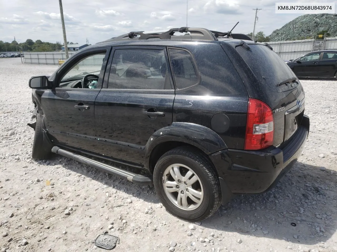 2008 Hyundai Tucson Se VIN: KM8JN72D68U843974 Lot: 67086484