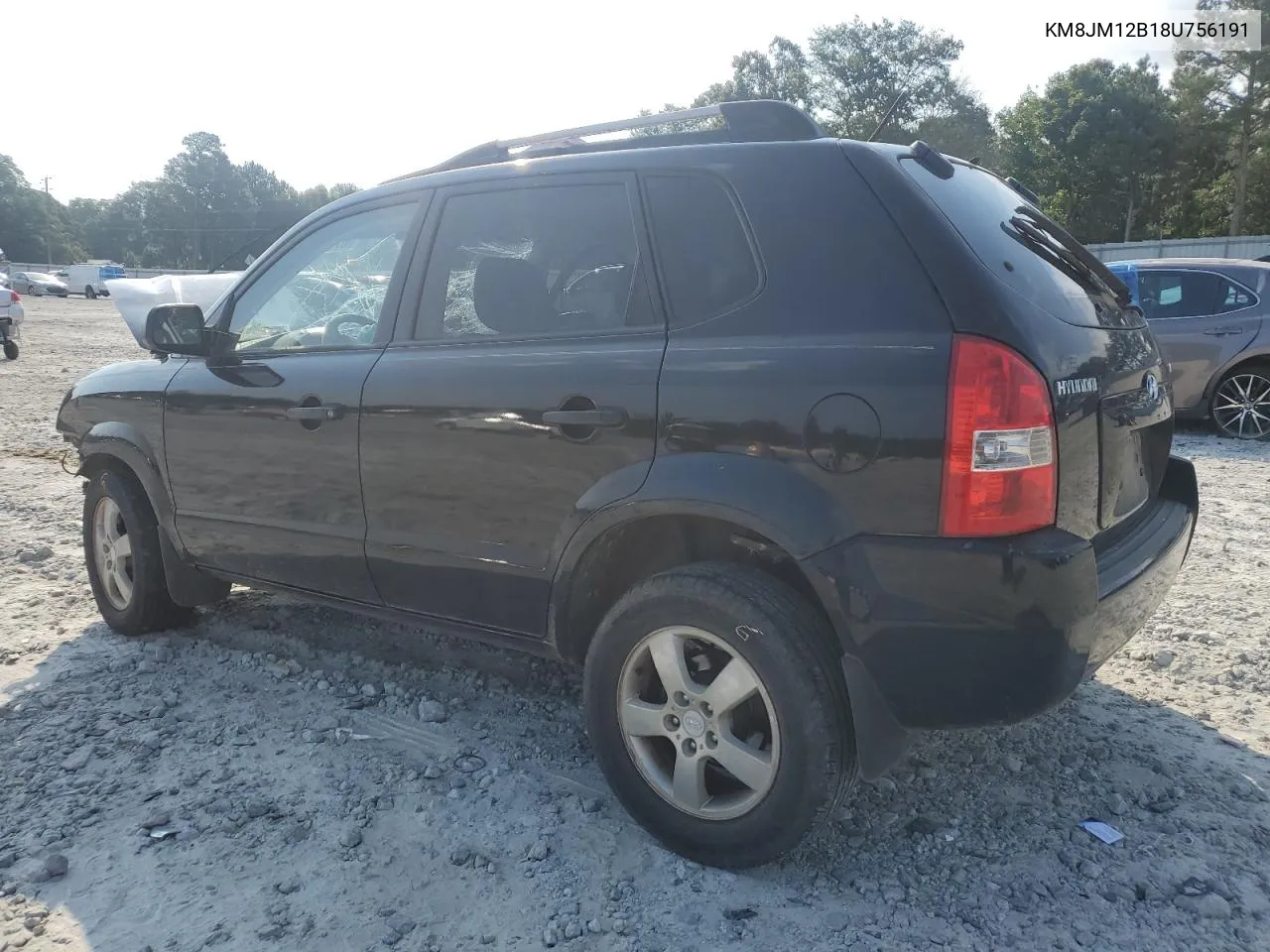 KM8JM12B18U756191 2008 Hyundai Tucson Gls