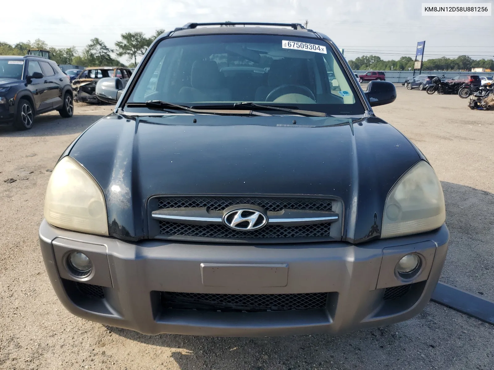 KM8JN12D58U881256 2008 Hyundai Tucson Se