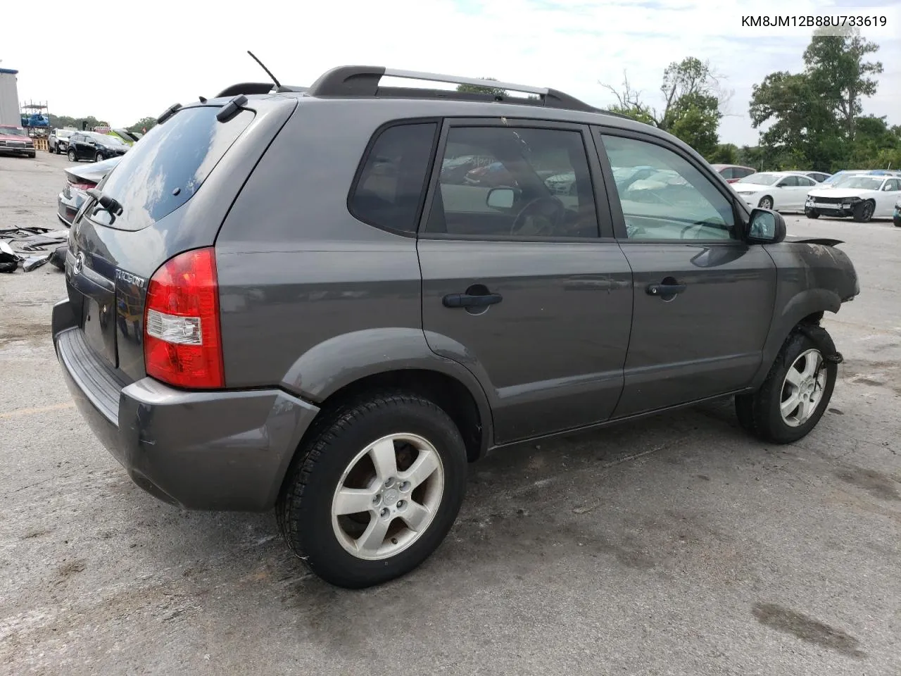 2008 Hyundai Tucson Gls VIN: KM8JM12B88U733619 Lot: 68029124