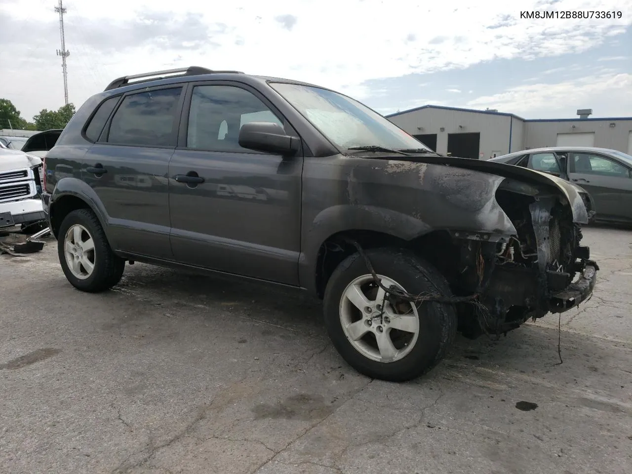 2008 Hyundai Tucson Gls VIN: KM8JM12B88U733619 Lot: 68029124