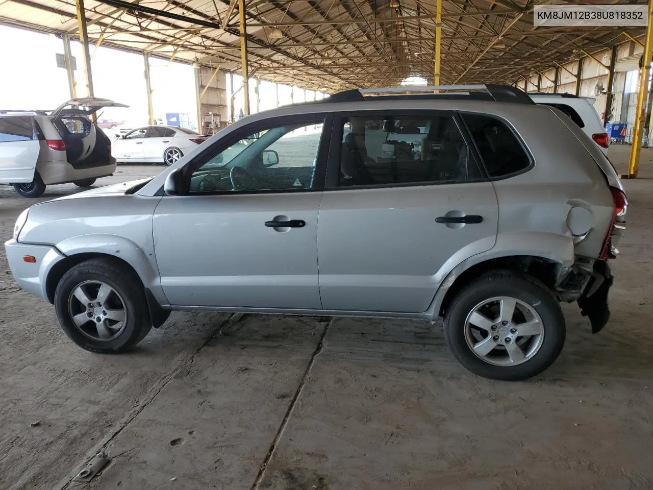 2008 Hyundai Tucson Gls VIN: KM8JM12B38U818352 Lot: 71503394