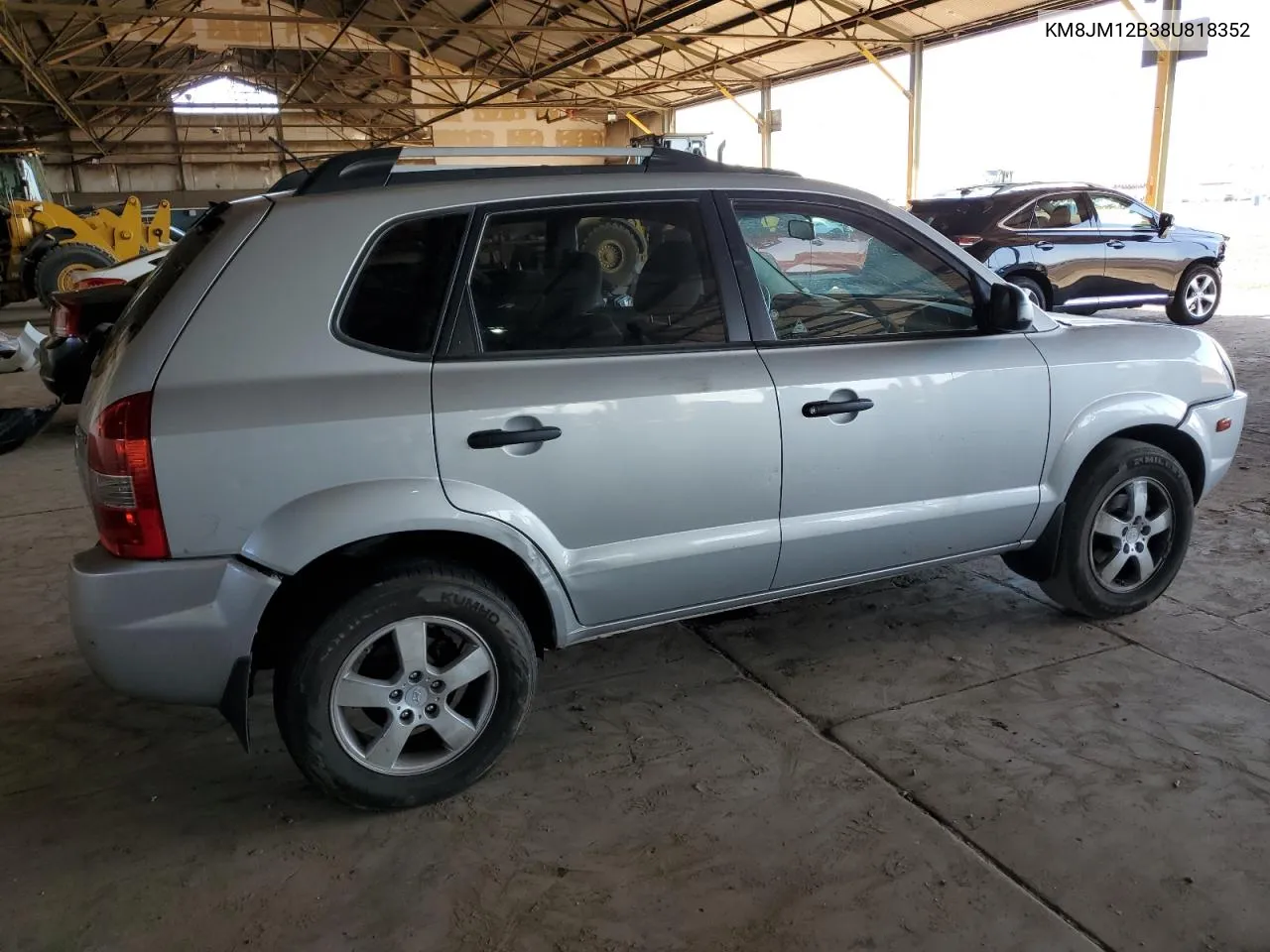 2008 Hyundai Tucson Gls VIN: KM8JM12B38U818352 Lot: 71503394