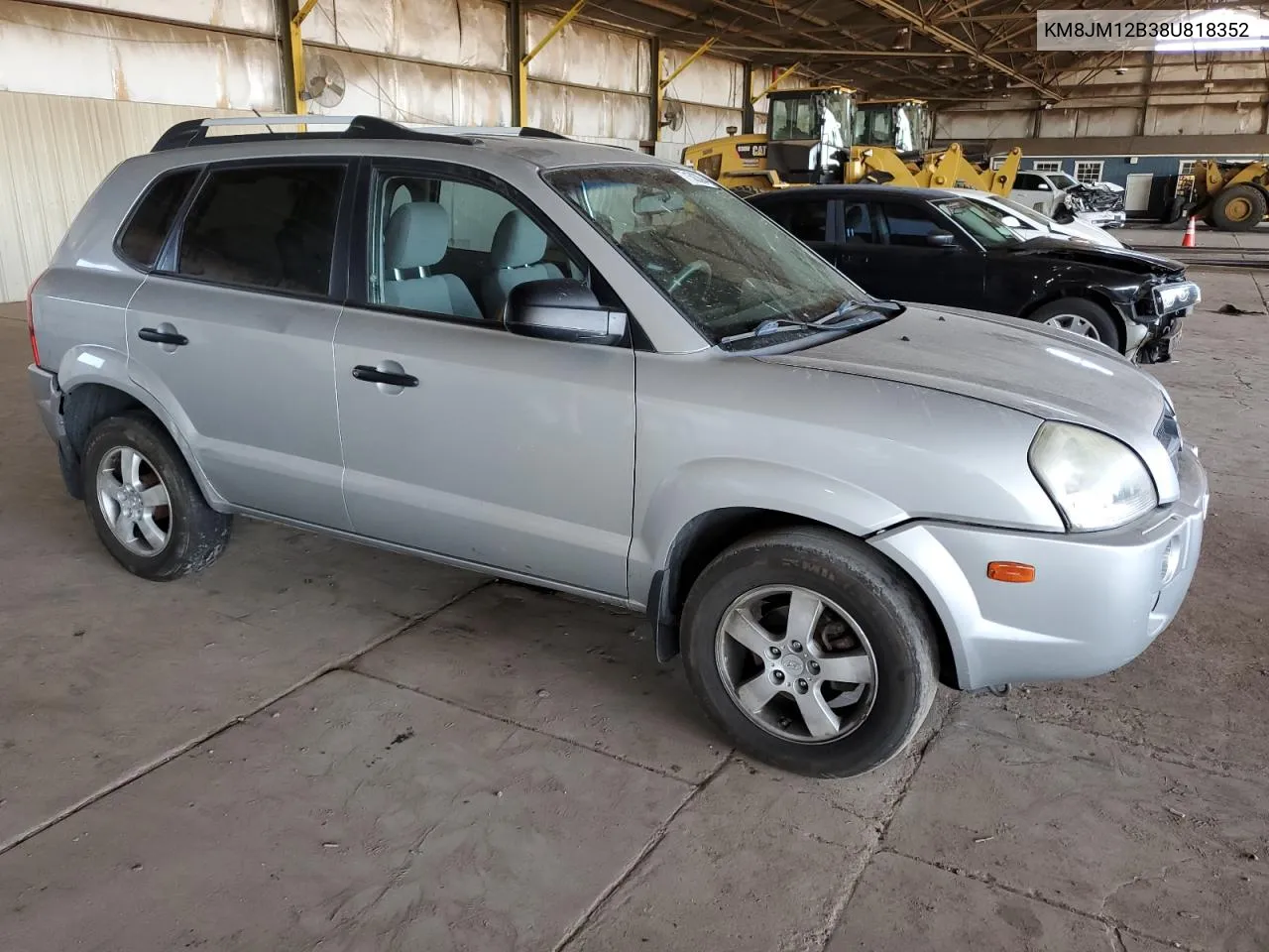 2008 Hyundai Tucson Gls VIN: KM8JM12B38U818352 Lot: 71503394