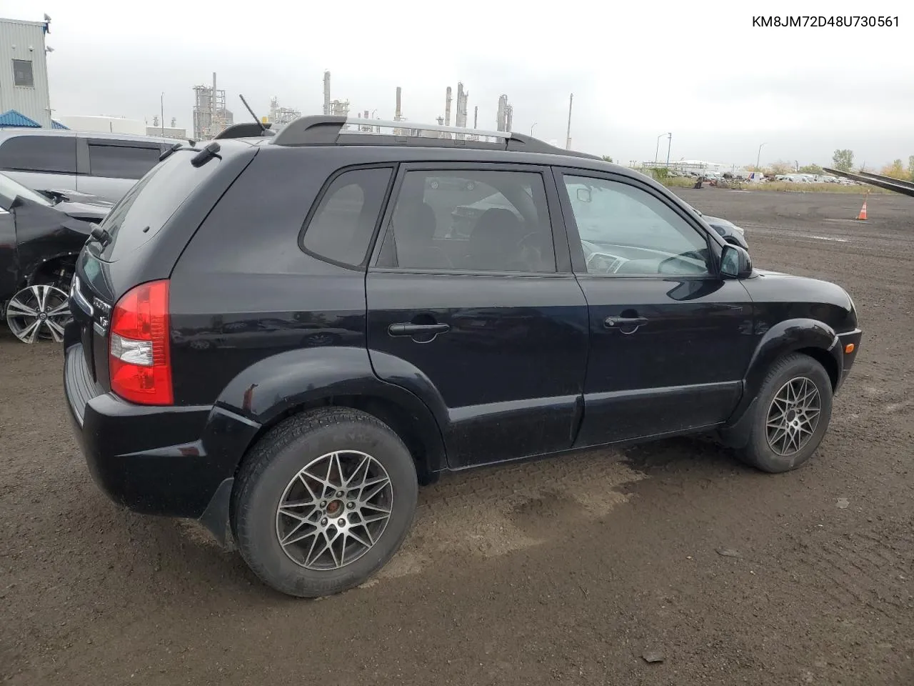 2008 Hyundai Tucson Gl VIN: KM8JM72D48U730561 Lot: 74372824