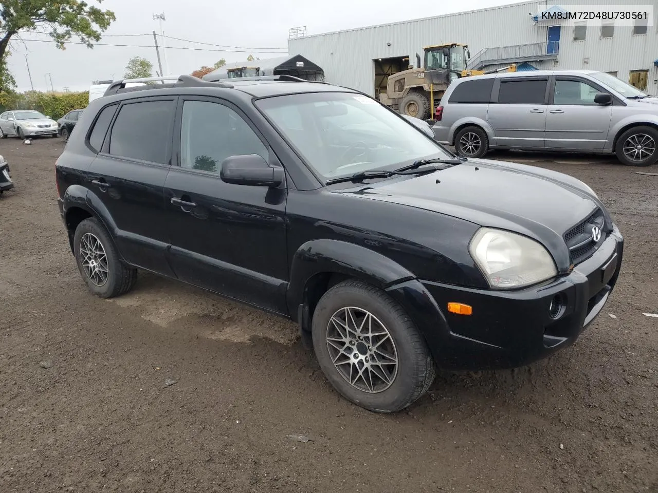 2008 Hyundai Tucson Gl VIN: KM8JM72D48U730561 Lot: 74372824