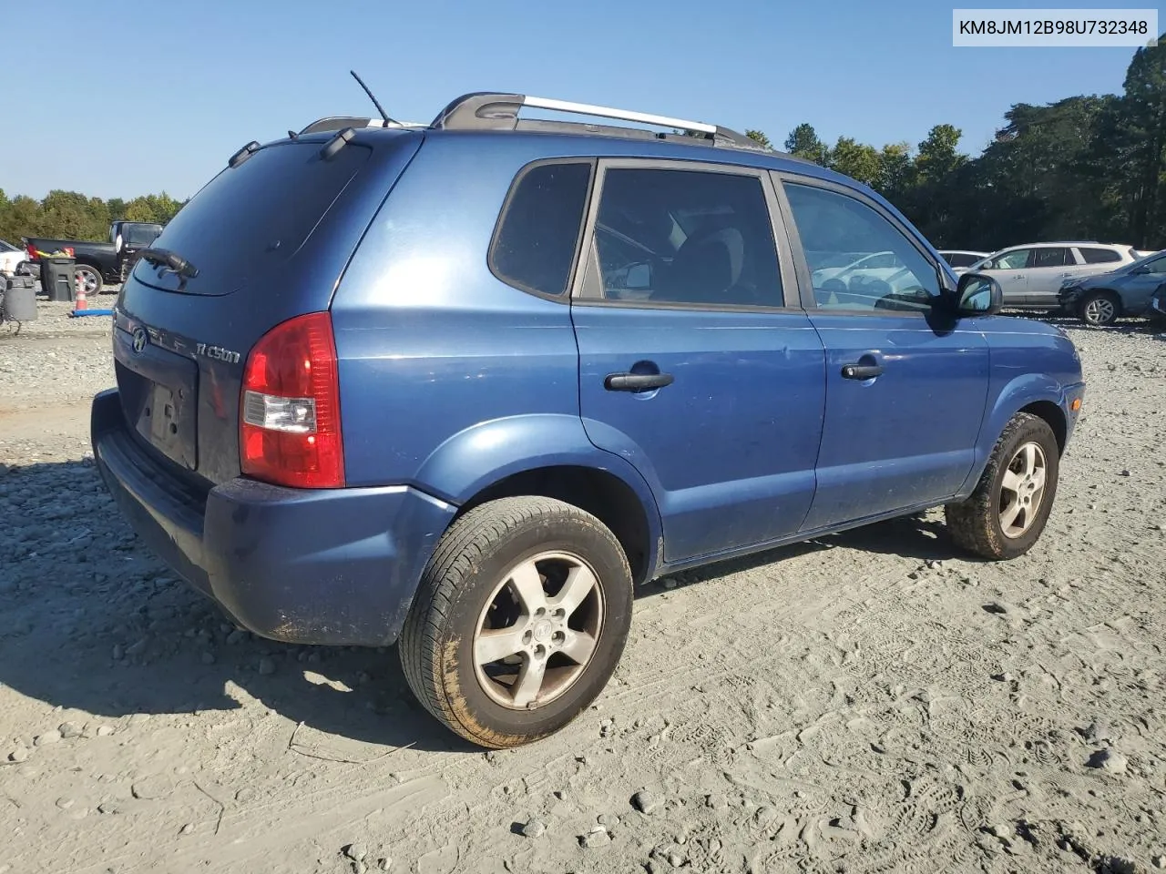 2008 Hyundai Tucson Gls VIN: KM8JM12B98U732348 Lot: 75002864