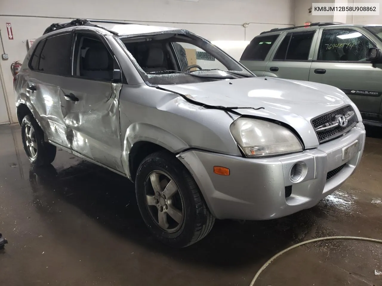 2008 Hyundai Tucson Gls VIN: KM8JM12B58U908862 Lot: 76989094