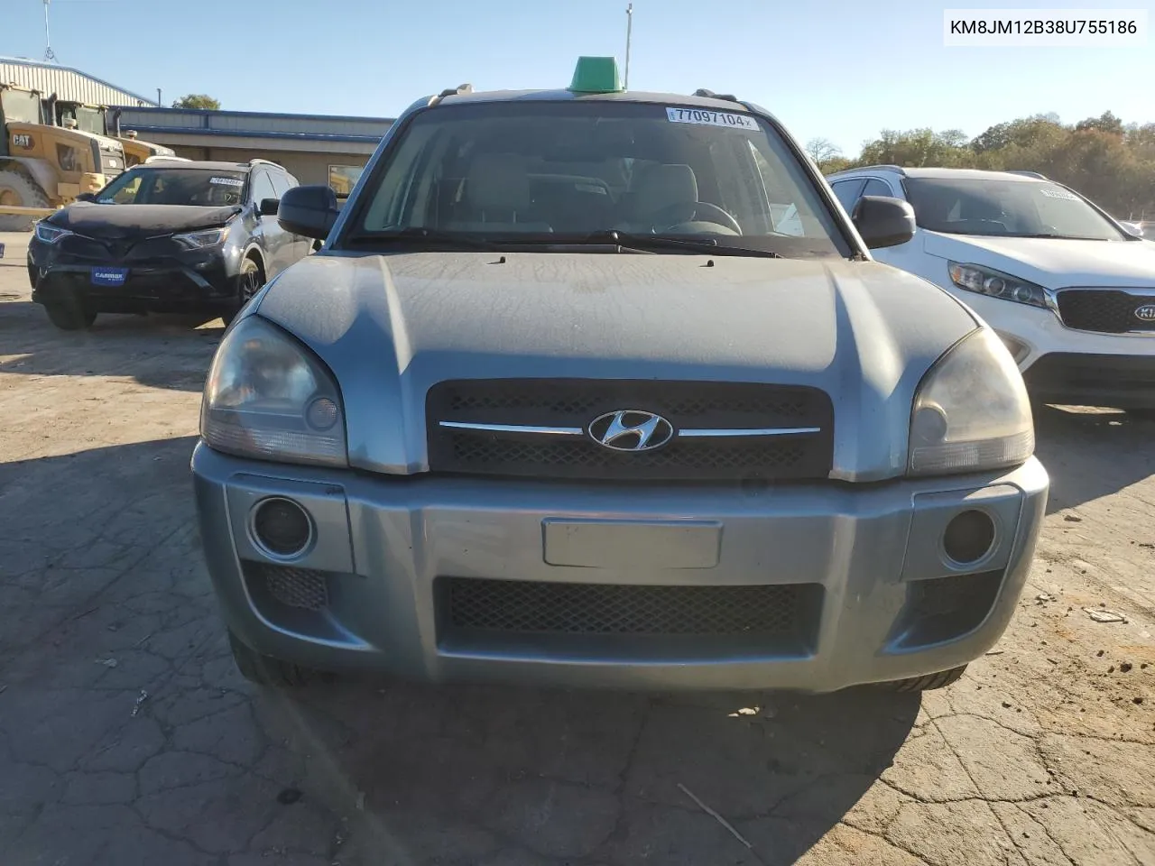 2008 Hyundai Tucson Gls VIN: KM8JM12B38U755186 Lot: 77097104