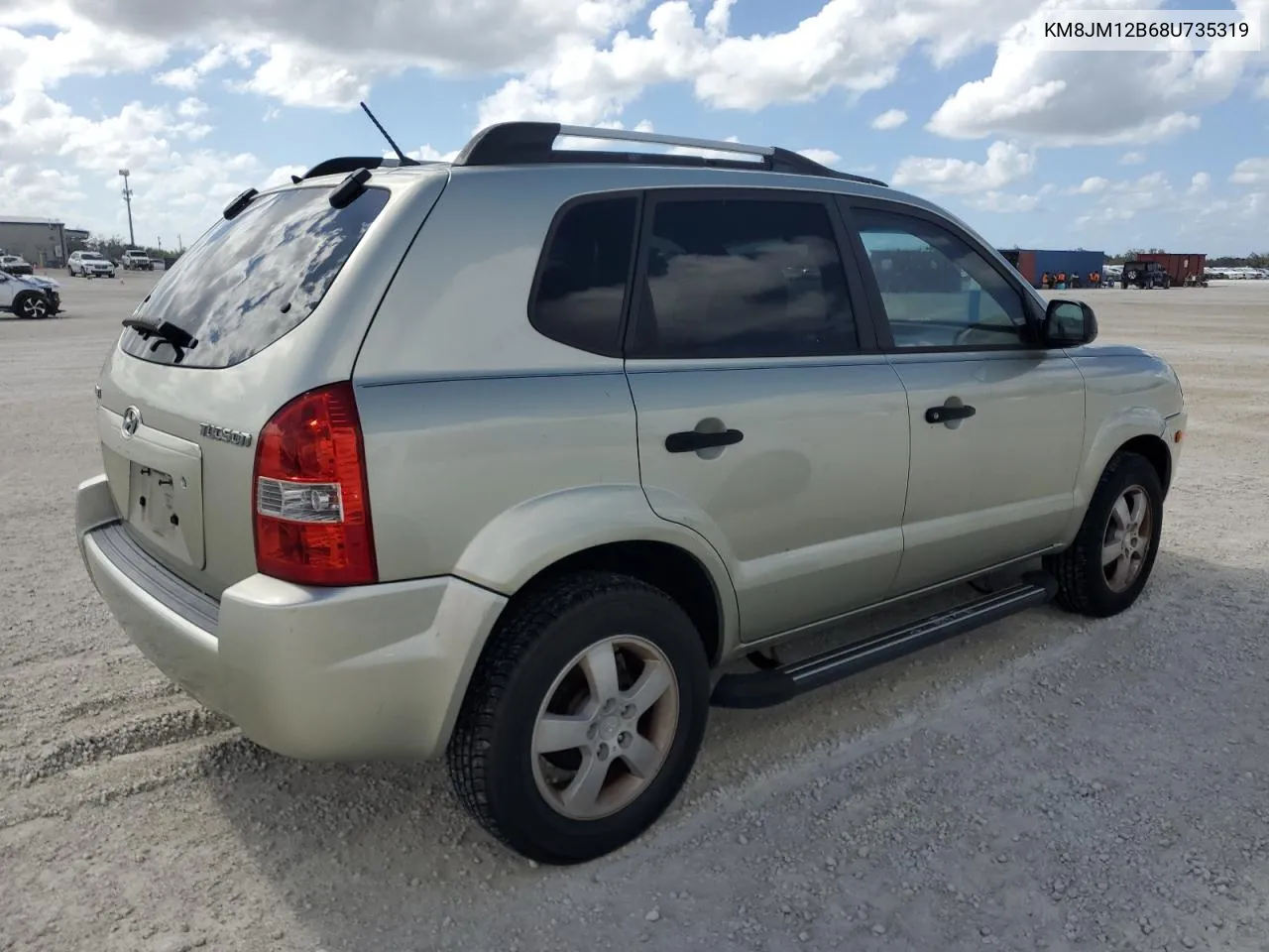 2008 Hyundai Tucson Gls VIN: KM8JM12B68U735319 Lot: 78757744