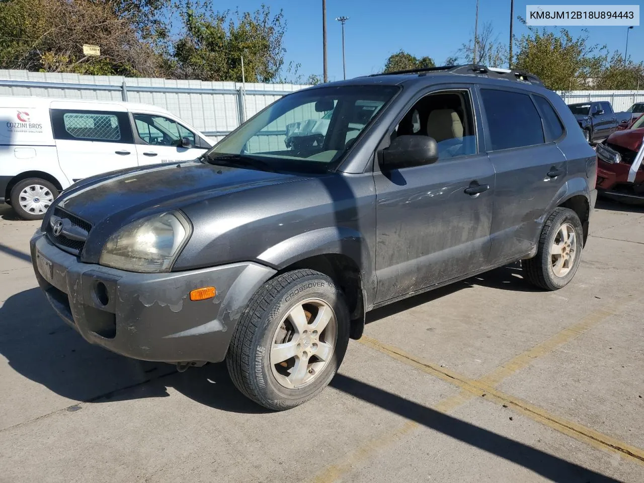 2008 Hyundai Tucson Gls VIN: KM8JM12B18U894443 Lot: 79910744