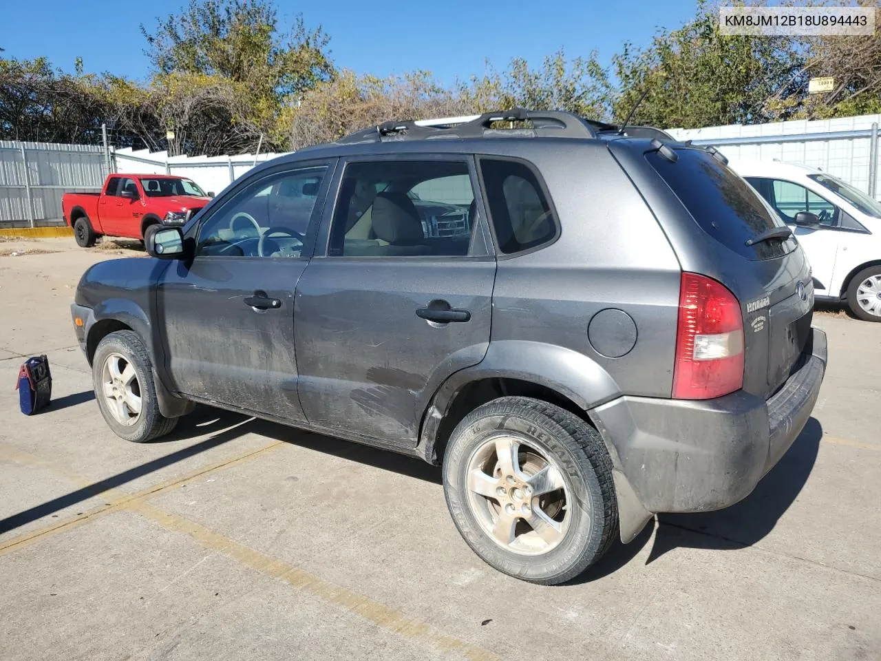 2008 Hyundai Tucson Gls VIN: KM8JM12B18U894443 Lot: 79910744