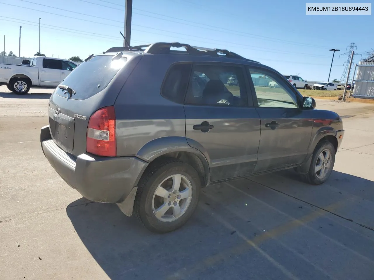 2008 Hyundai Tucson Gls VIN: KM8JM12B18U894443 Lot: 79910744