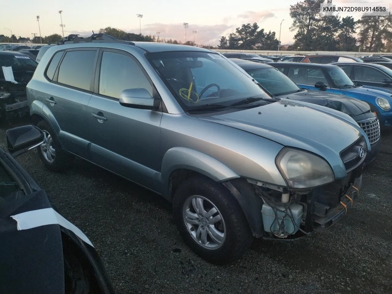 2008 Hyundai Tucson Se VIN: KM8JN72D98U914553 Lot: 79964474