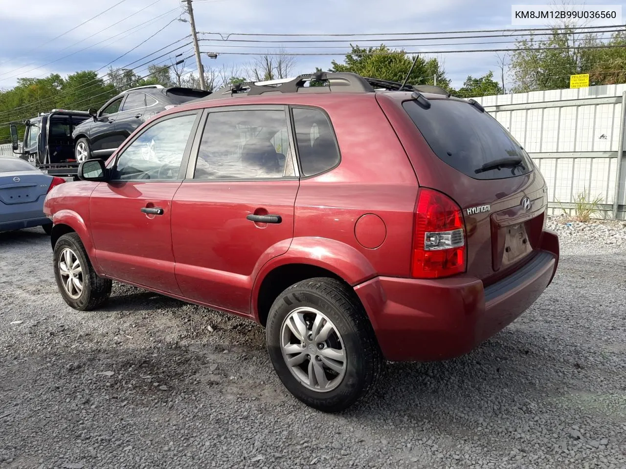 2009 Hyundai Tucson Gls VIN: KM8JM12B99U036560 Lot: 70460824