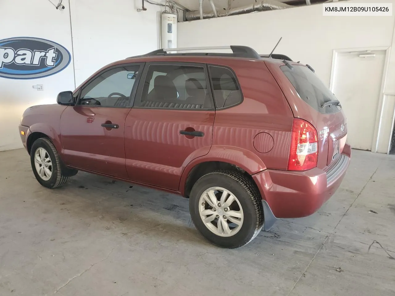 KM8JM12B09U105426 2009 Hyundai Tucson Gls