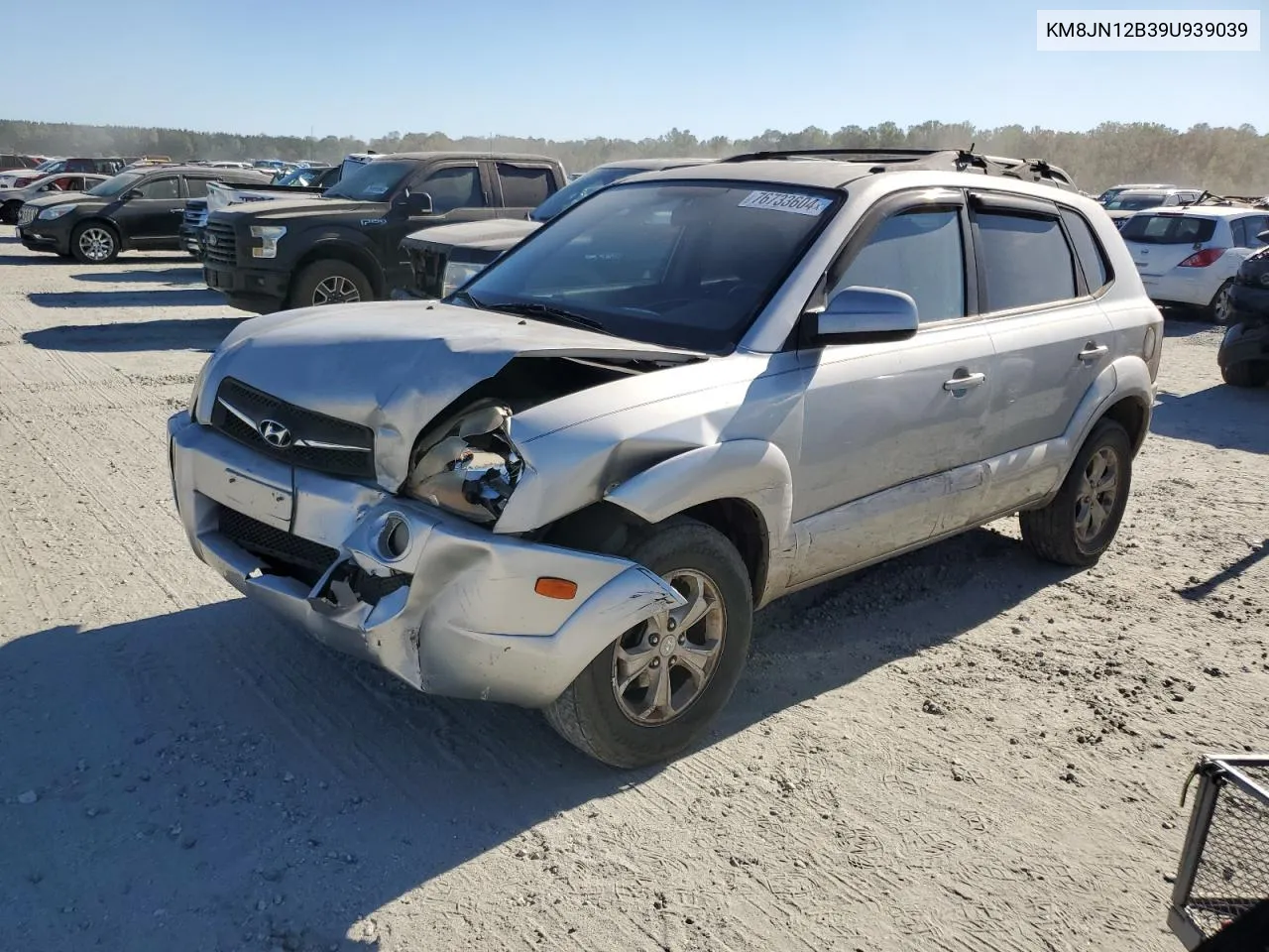 2009 Hyundai Tucson Se VIN: KM8JN12B39U939039 Lot: 76733604