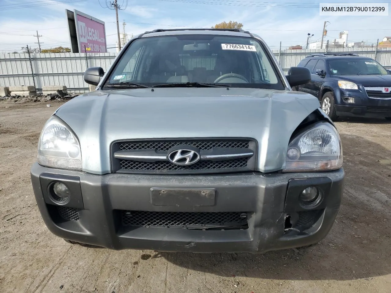 2009 Hyundai Tucson Gls VIN: KM8JM12B79U012399 Lot: 77663414