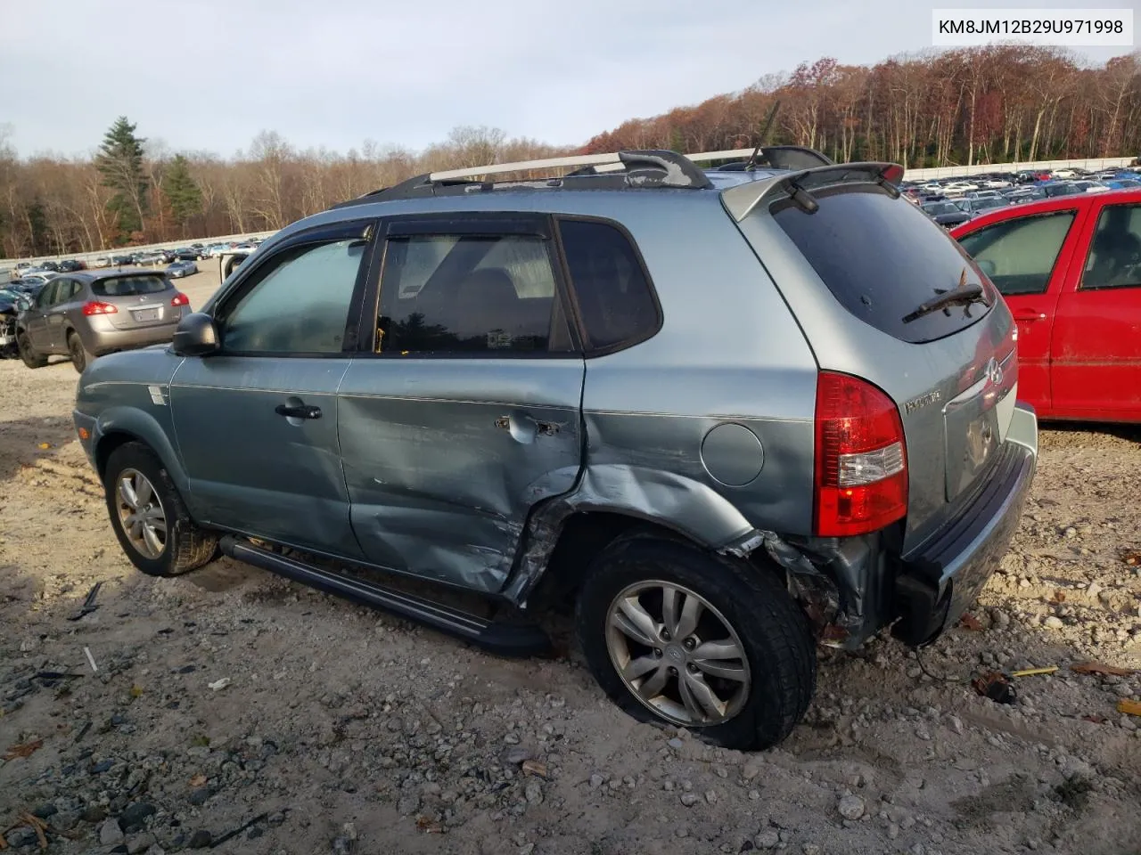 2009 Hyundai Tucson Gls VIN: KM8JM12B29U971998 Lot: 78488654