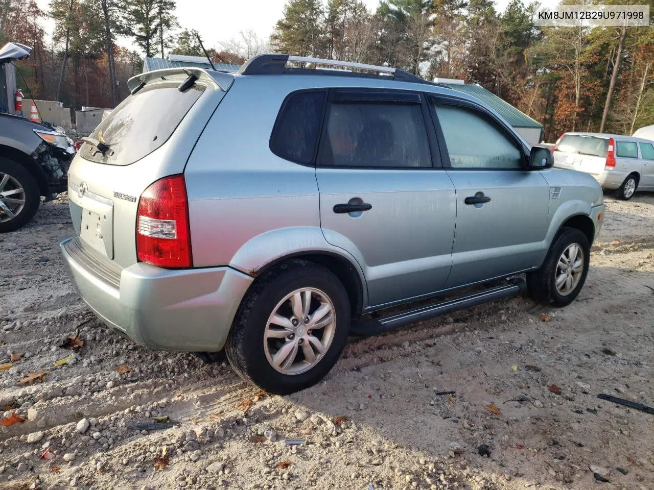 2009 Hyundai Tucson Gls VIN: KM8JM12B29U971998 Lot: 78488654