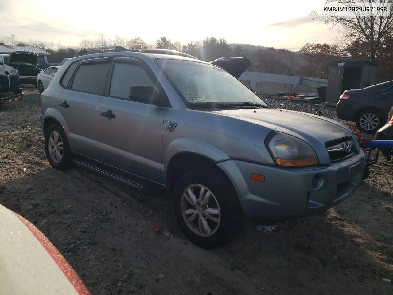 2009 Hyundai Tucson Gls VIN: KM8JM12B29U971998 Lot: 78488654