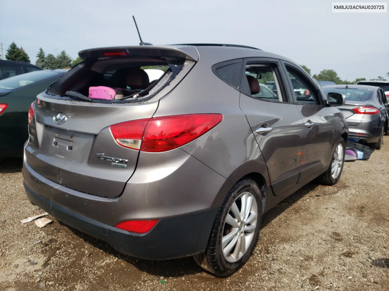 2010 Hyundai Tucson Gls VIN: KM8JU3AC9AU020725 Lot: 59792334