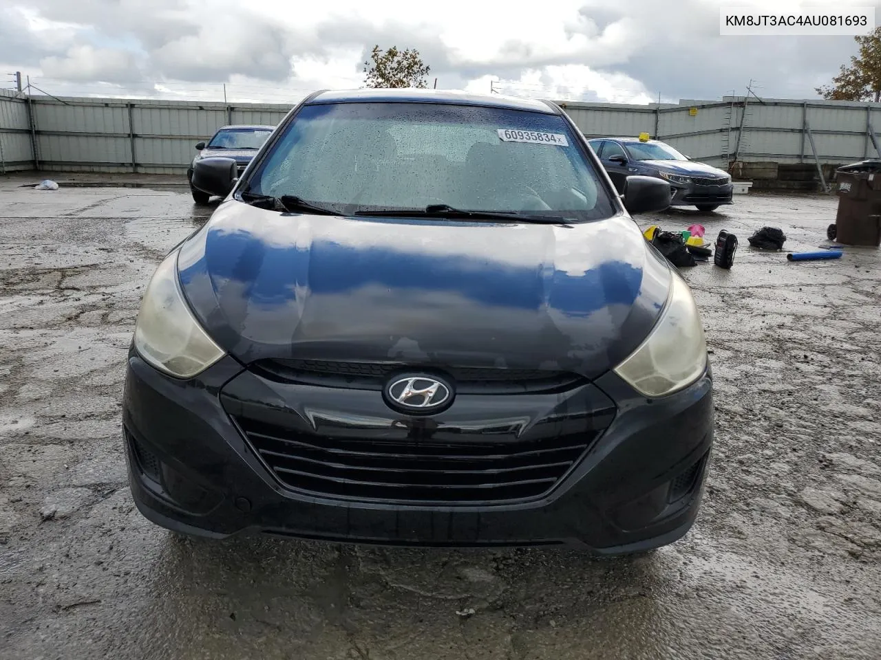 2010 Hyundai Tucson Gls VIN: KM8JT3AC4AU081693 Lot: 60935834