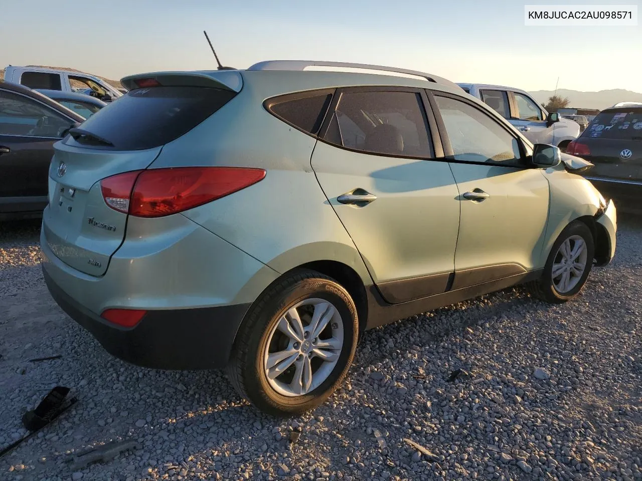 2010 Hyundai Tucson Gls VIN: KM8JUCAC2AU098571 Lot: 71378974