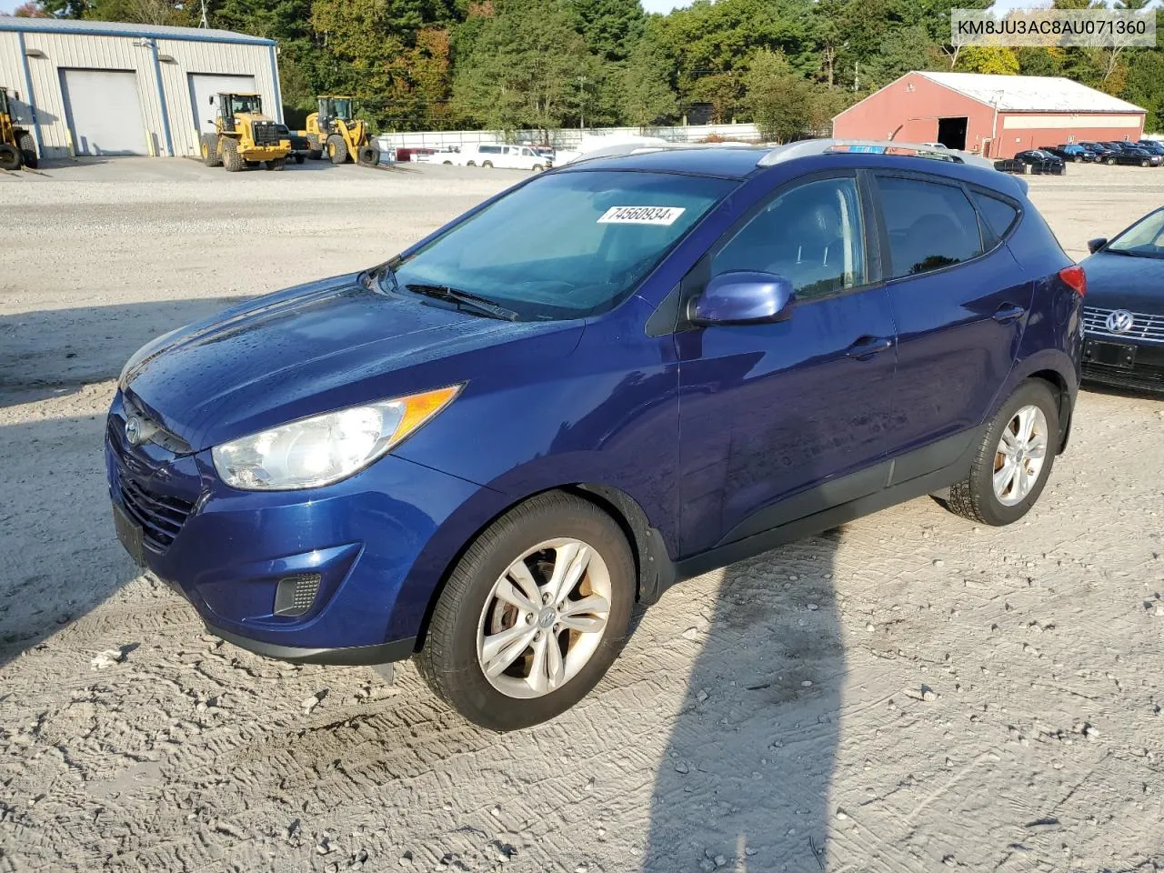 2010 Hyundai Tucson Gls VIN: KM8JU3AC8AU071360 Lot: 74560934