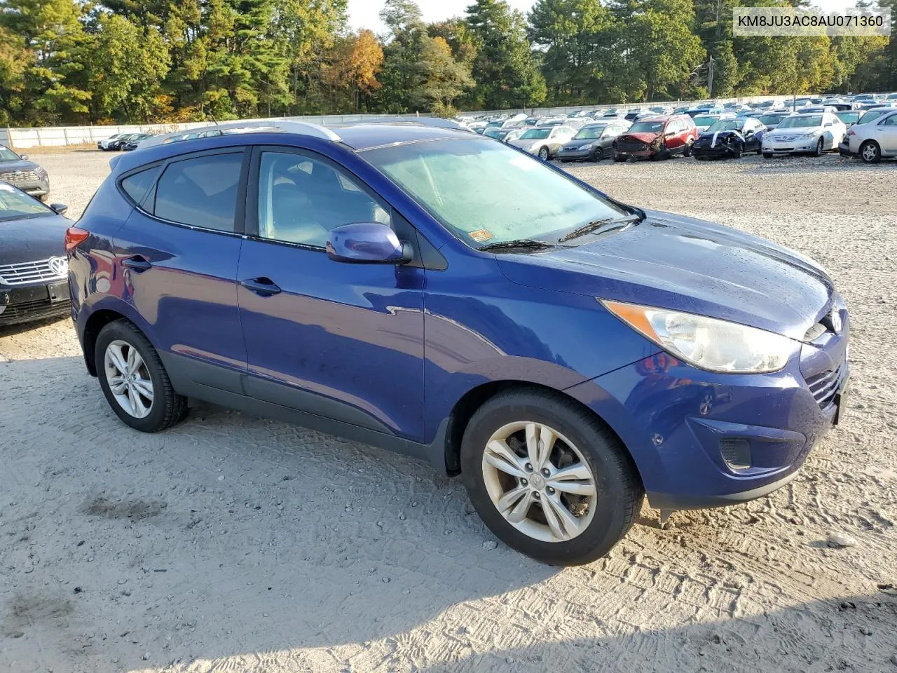 2010 Hyundai Tucson Gls VIN: KM8JU3AC8AU071360 Lot: 74560934