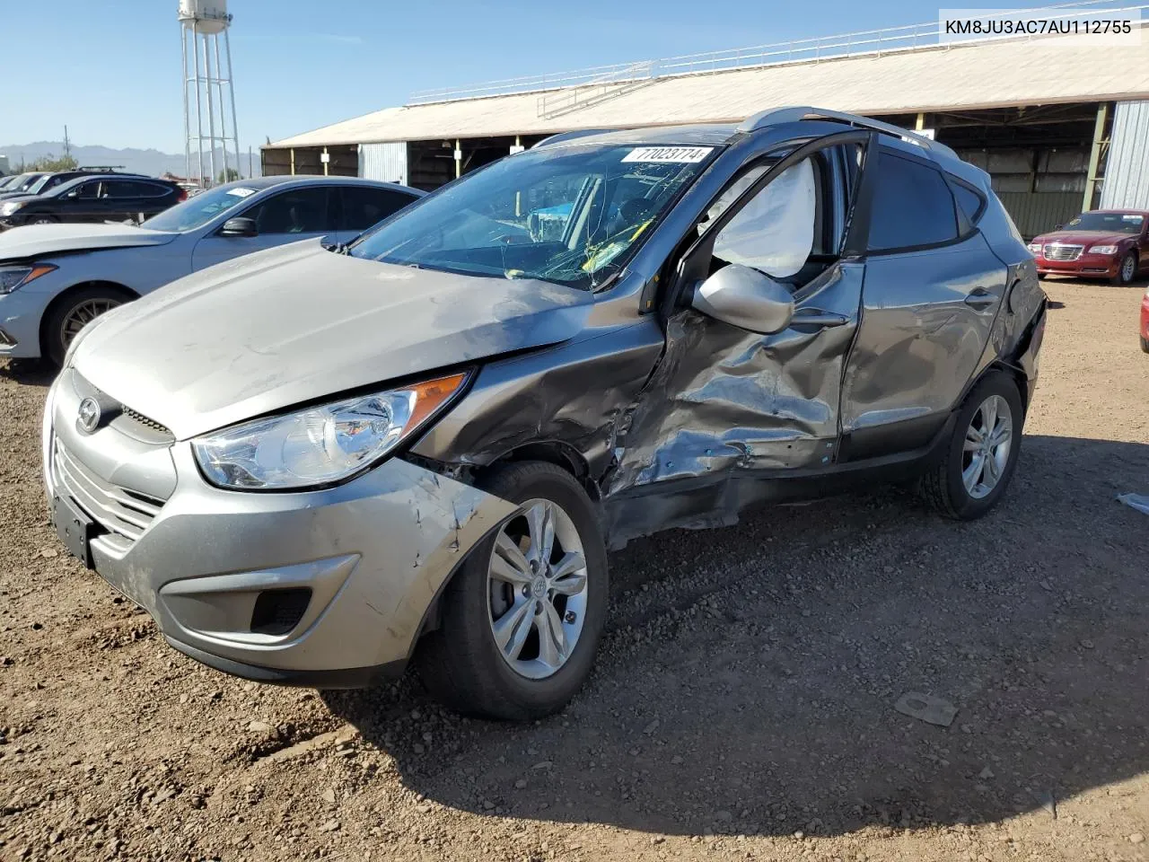 2010 Hyundai Tucson Gls VIN: KM8JU3AC7AU112755 Lot: 77023774