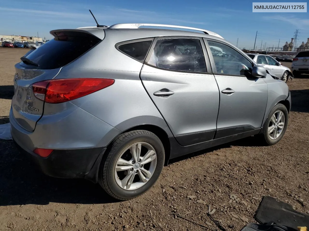 2010 Hyundai Tucson Gls VIN: KM8JU3AC7AU112755 Lot: 77023774