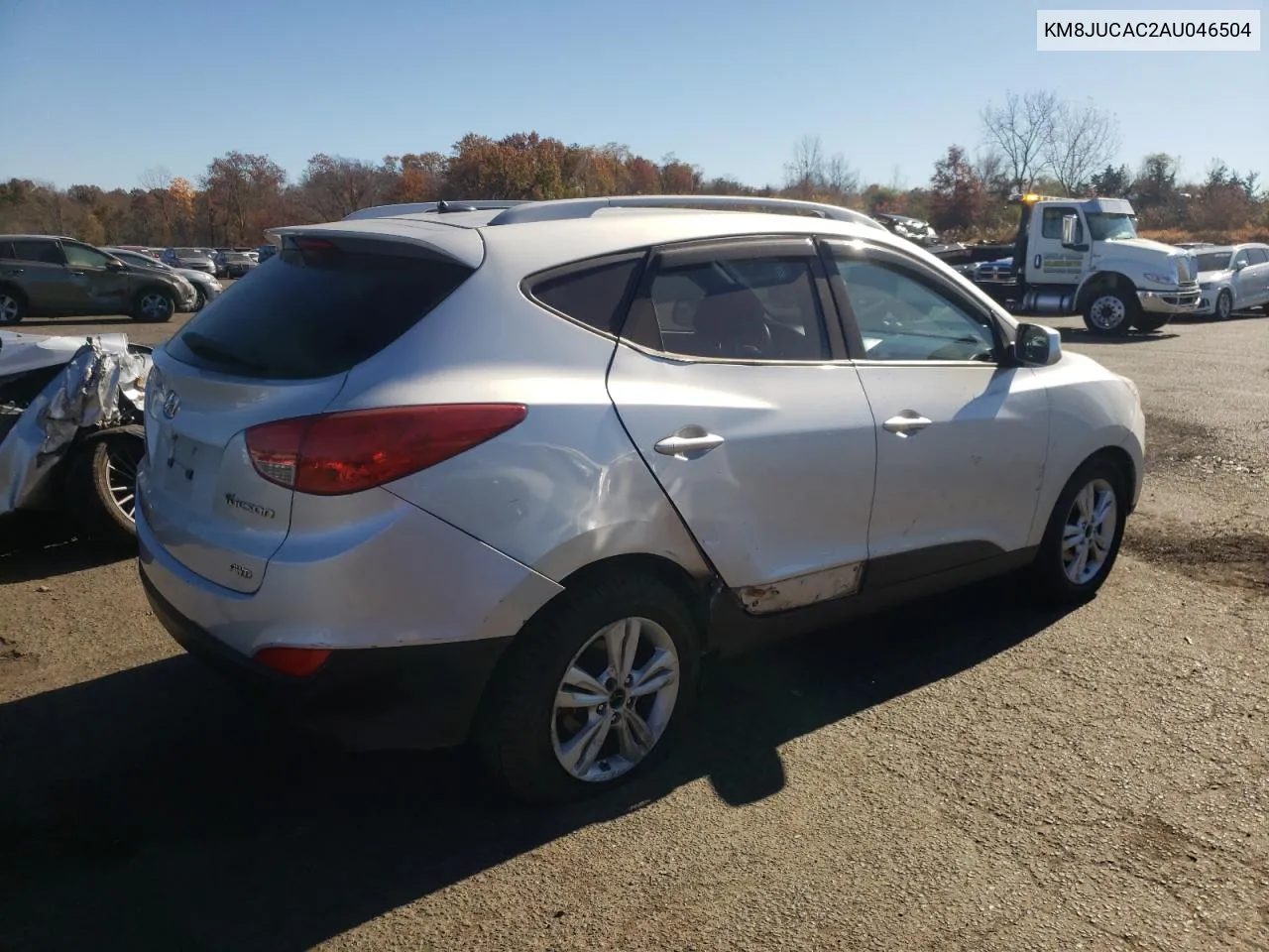 2010 Hyundai Tucson Gls VIN: KM8JUCAC2AU046504 Lot: 77598664